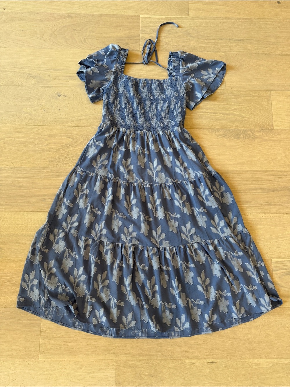 Women’s Blue Floral Dress Size L
